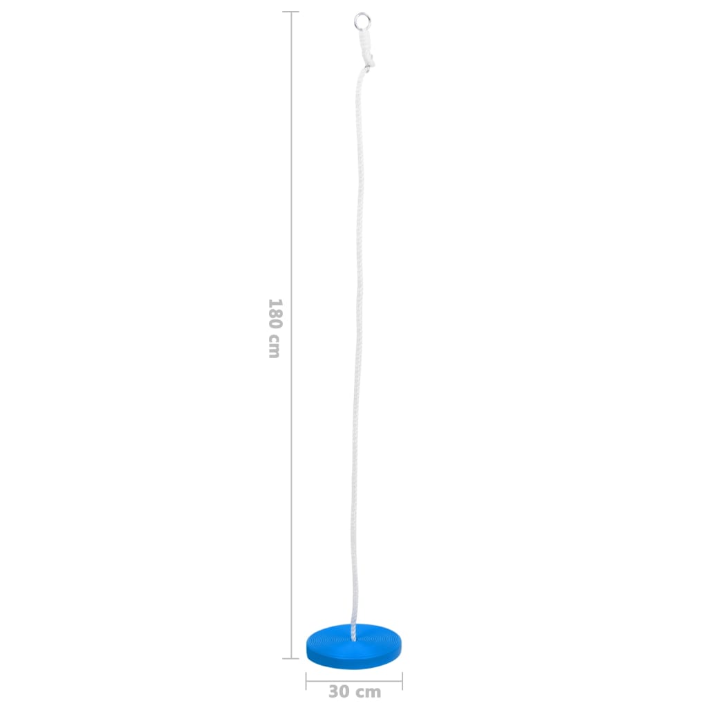 Schotelschommel 200cm blauw