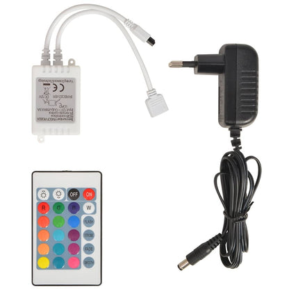 Kinderbed raceauto met LED-verlichting rood 90x200 cm