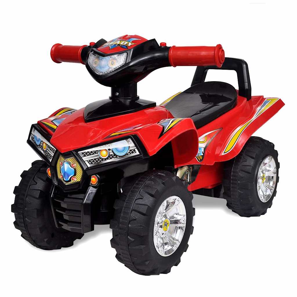 Loopquad met licht en geluid rood