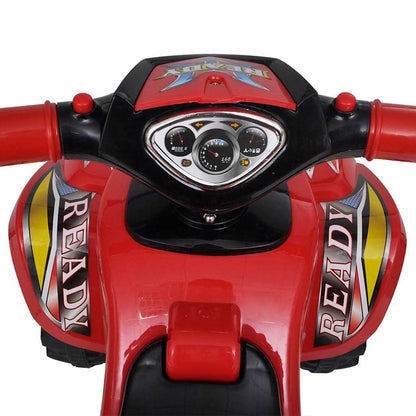 Loopquad met licht en geluid rood