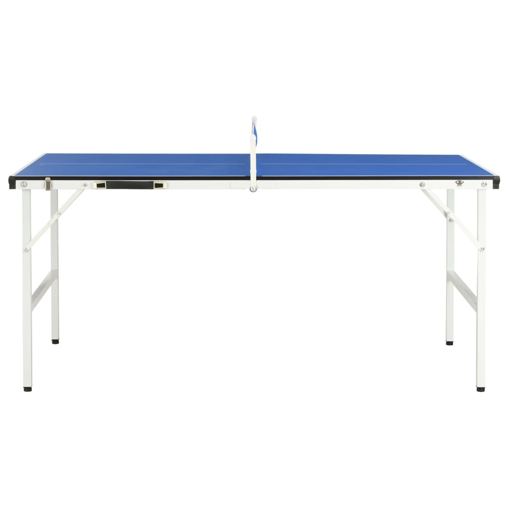 Tafeltennistafel 152x76x66 cm met net 152x76x66 cm blauw