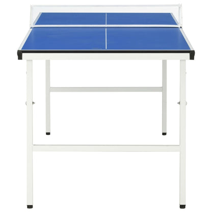 Tafeltennistafel 152x76x66 cm met net 152x76x66 cm blauw