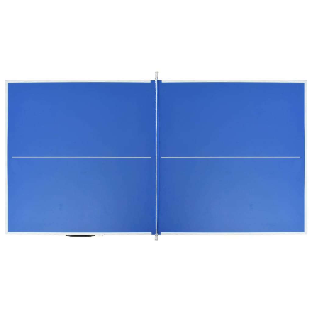 Tafeltennistafel 152x76x66 cm met net 152x76x66 cm blauw