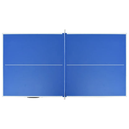Tafeltennistafel 152x76x66 cm met net 152x76x66 cm blauw