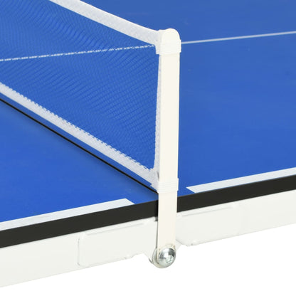 Tafeltennistafel 152x76x66 cm met net 152x76x66 cm blauw