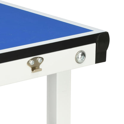 Tafeltennistafel 152x76x66 cm met net 152x76x66 cm blauw