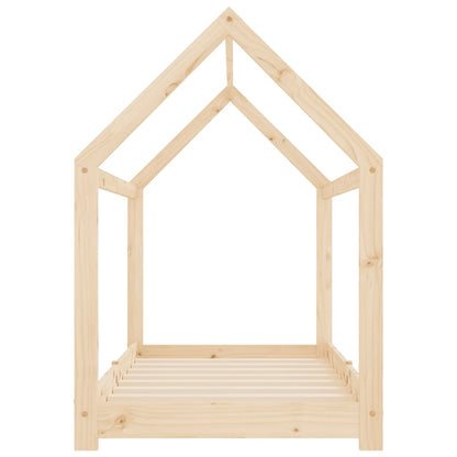 Kinderbedframe massief grenenhout 70x140 cm