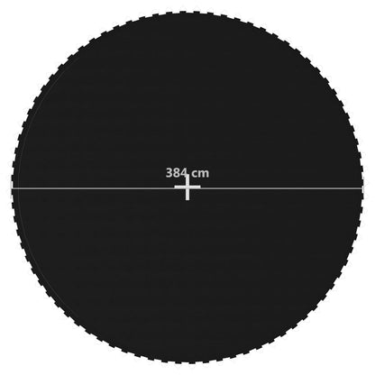 Springmat voor 14 feet/4,27 m ronde trampoline stof zwart