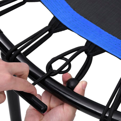 Fitnesstrampoline met handgreep en veiligheidsmat 102 cm
