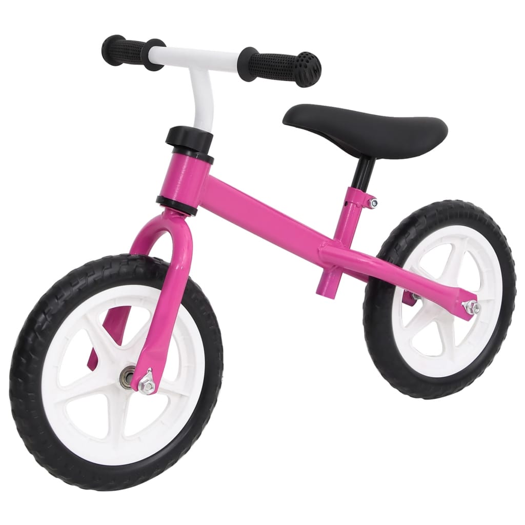 Loopfiets met 9,5 inch wielen roze