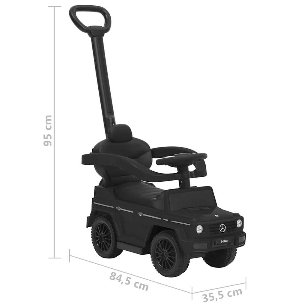 Duw-loopauto G63 zwart