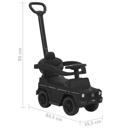 Duw-loopauto G63 zwart