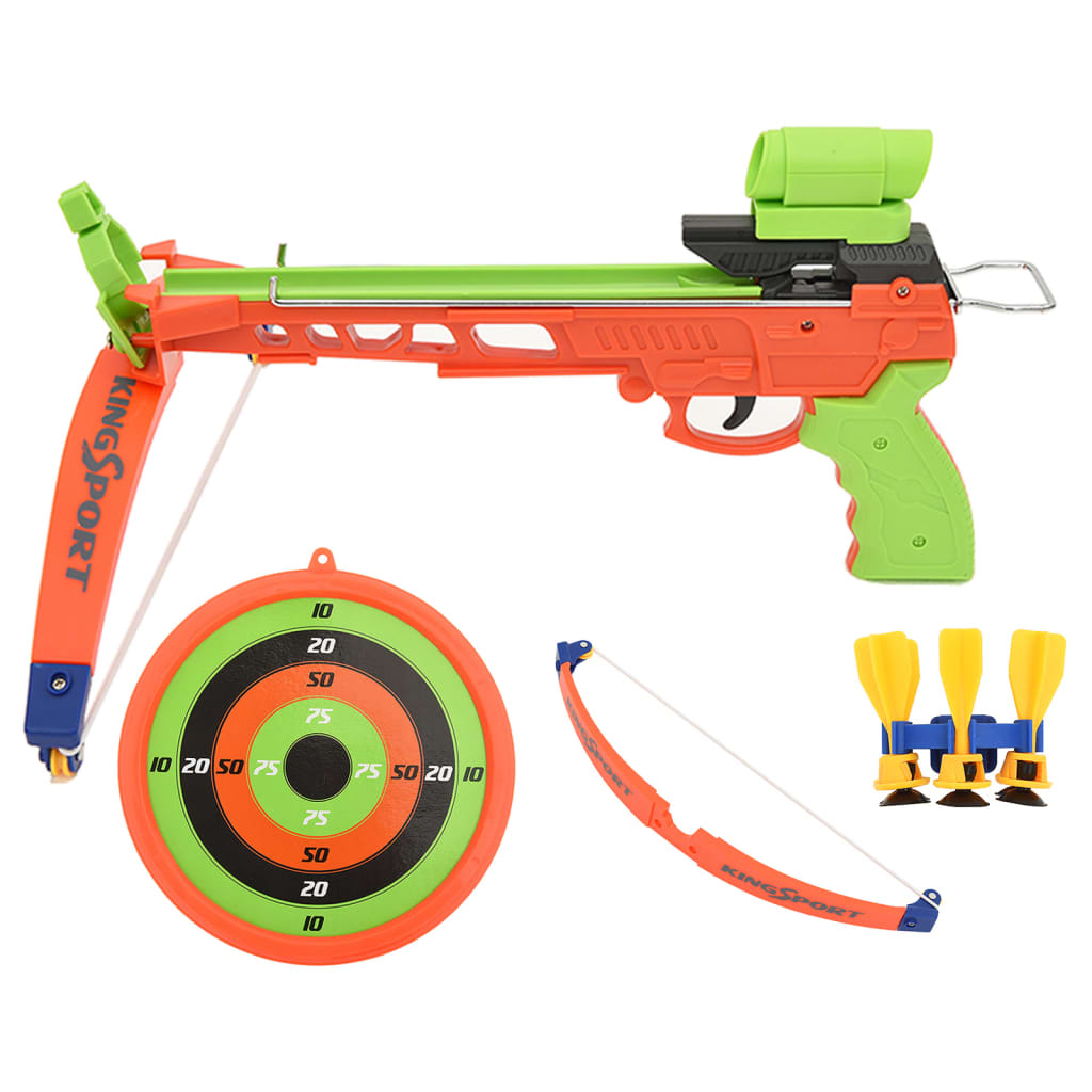 Kinderkruisboog met schietschijf