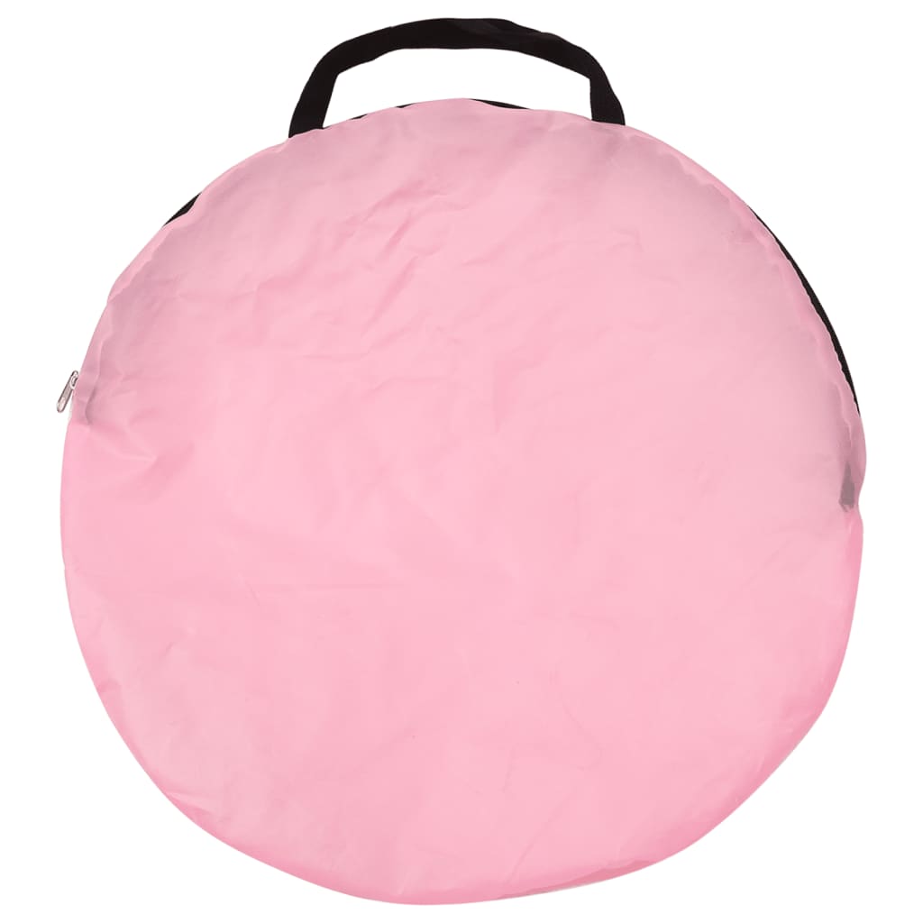 Kinderspeeltent met 250 ballen 100x100x127 cm roze