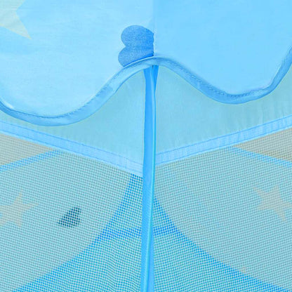Kinderspeeltent 102x102x82 cm blauw