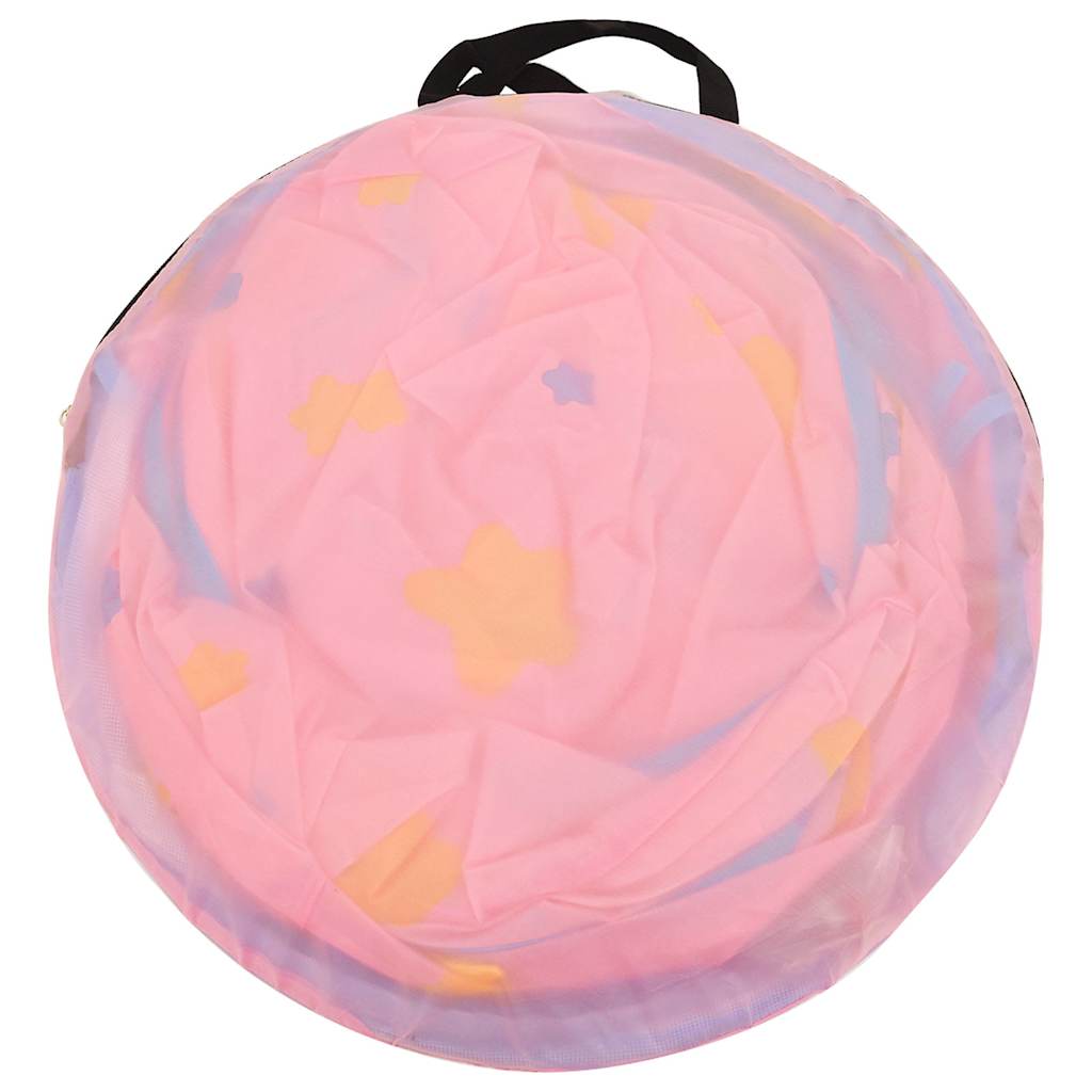 Kinderspeeltent 301x120x128 cm roze