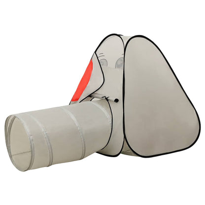 Kinderspeeltent Olifant 174x86x101 cm grijs