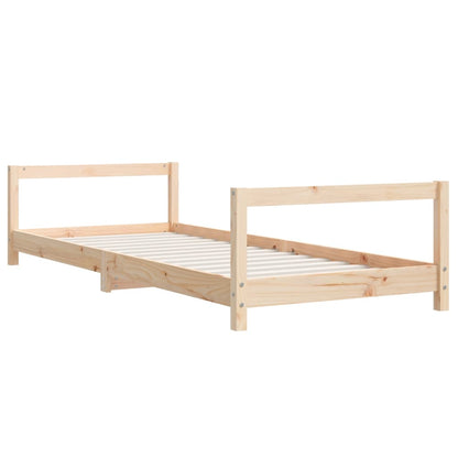 Kinderbedframe 80x200 cm massief grenenhout