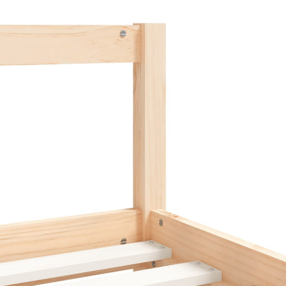 Kinderbedframe met lades 80x160 cm massief grenenhout