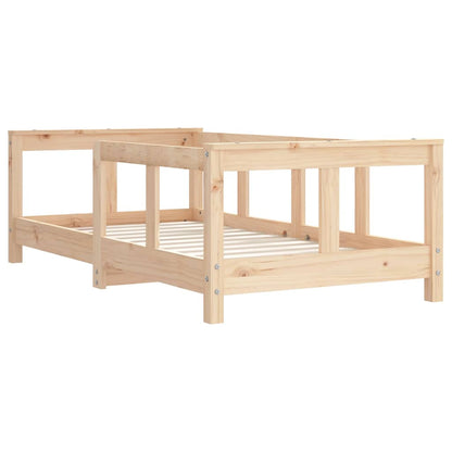 Kinderbedframe 70x140 cm massief grenenhout