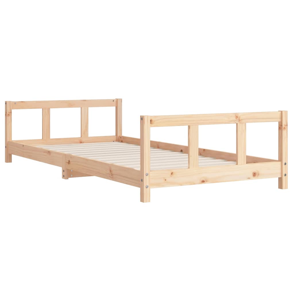 Kinderbedframe 90x190 cm massief grenenhout