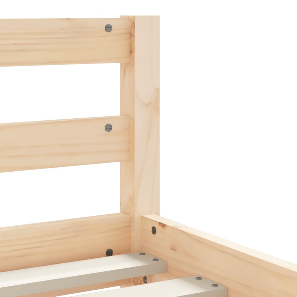 Kinderbedframe met lades 90x200 cm massief grenenhout