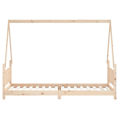 Kinderbedframe 80x200 cm massief grenenhout