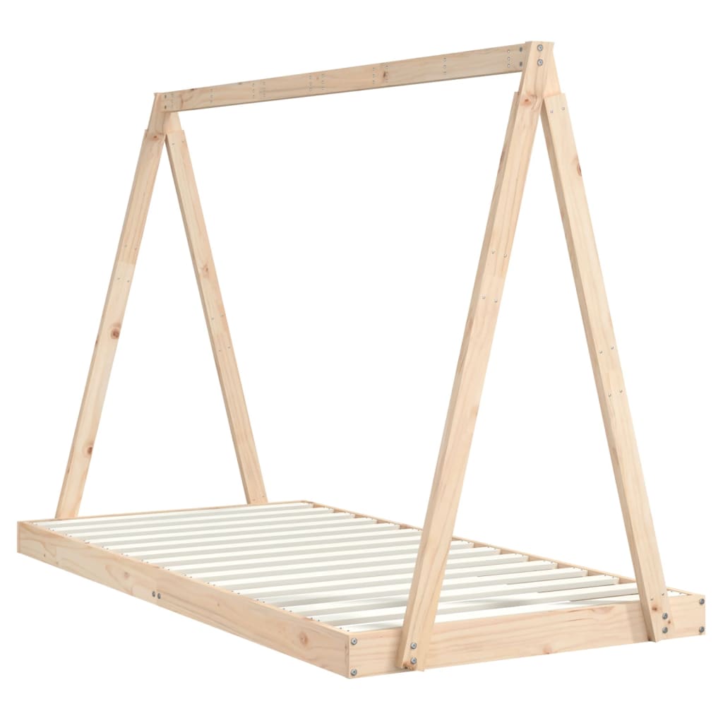 Kinderbedframe 90x190 cm massief grenenhout