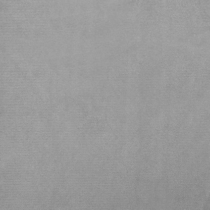 Kinderbank 90x53x30 cm fluweel lichtgrijs