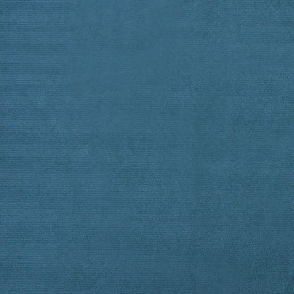 Kinderbank 70x45x30 cm fluweel blauw