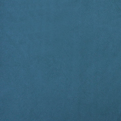Kinderbank 80x45x30 cm fluweel blauw