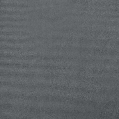 Kinderbank 80x45x30 cm fluweel donkergrijs