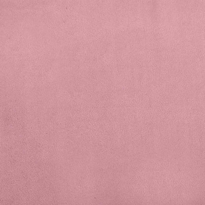 Kinderbank 80x45x30 cm fluweel roze