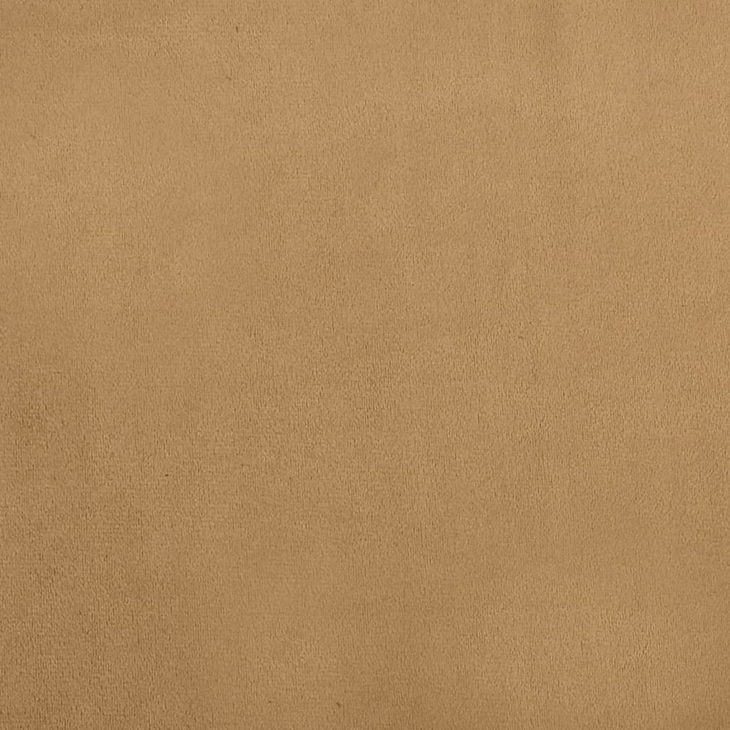 Kinderbank 80x45x30 cm fluweel bruin