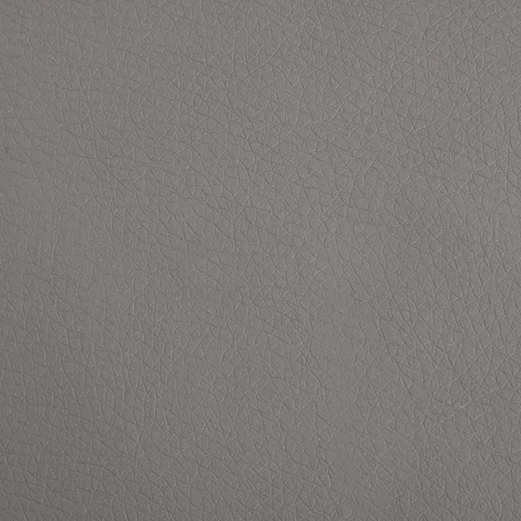 Kinderbank 80x45x30 cm kunstleer grijs
