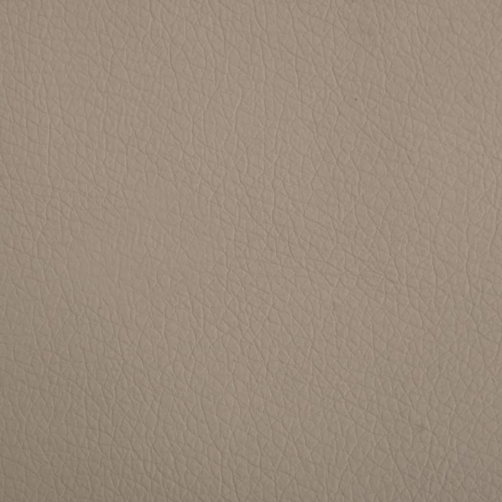 Kinderbank 80x45x30 cm kunstleer cappuccinokleurig
