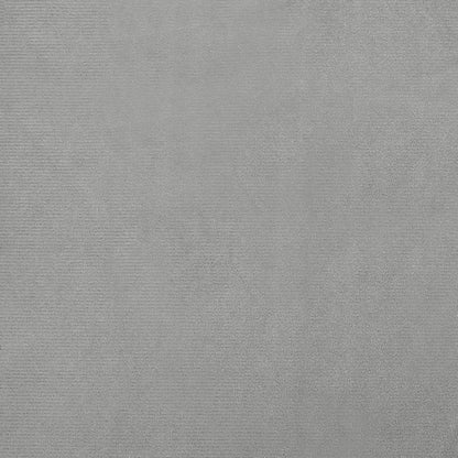 Kinderbank 70x45x26,5 cm fluweel lichtgrijs