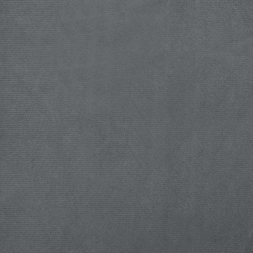 Kinderbank 70x40x24 cm fluweel donkergrijs