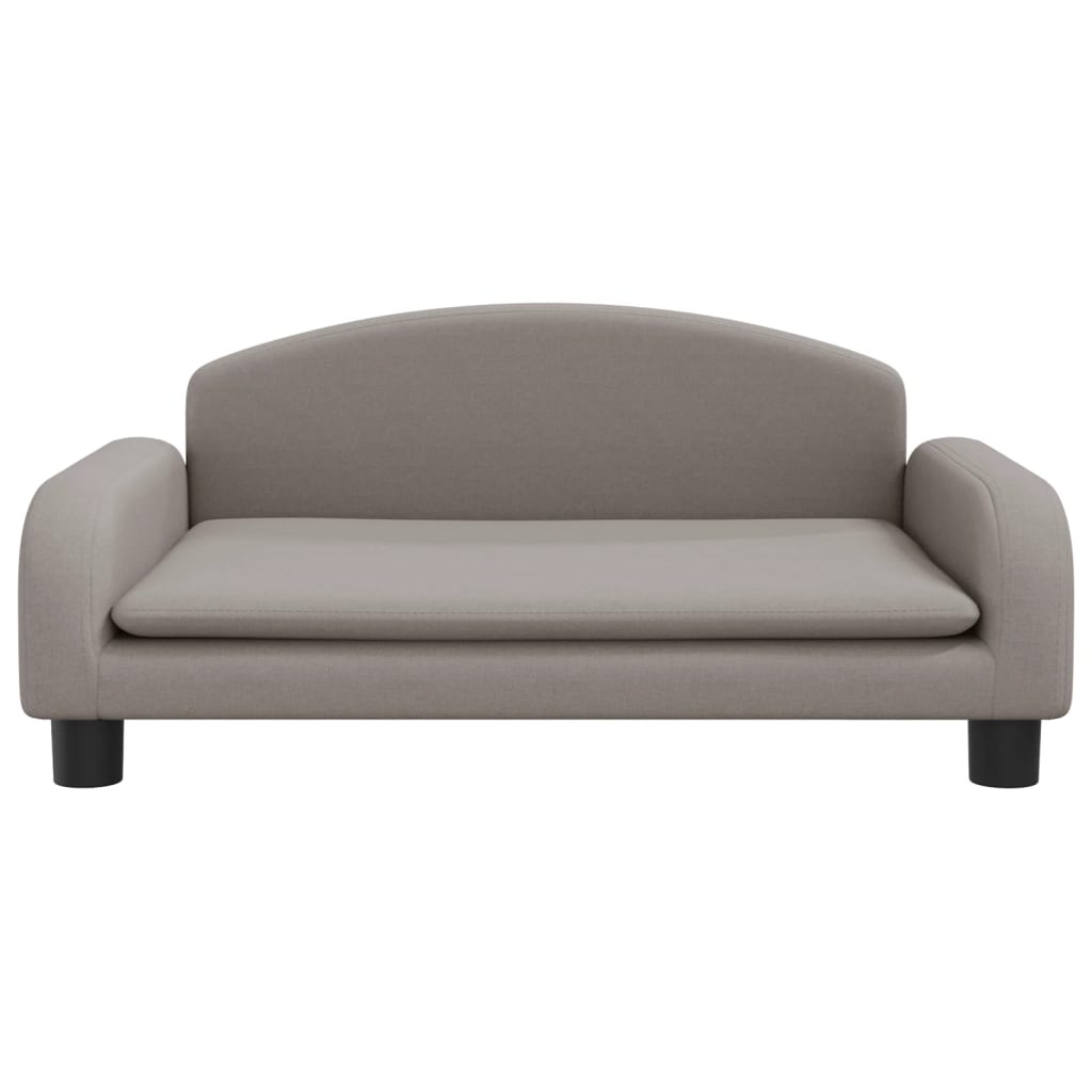 Kinderbank 70x45x30 cm stof taupe