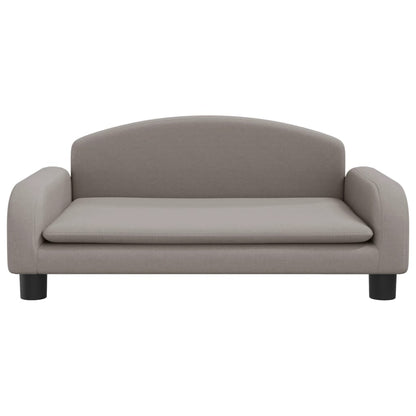 Kinderbank 70x45x30 cm stof taupe