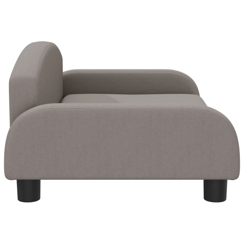 Kinderbank 70x45x30 cm stof taupe