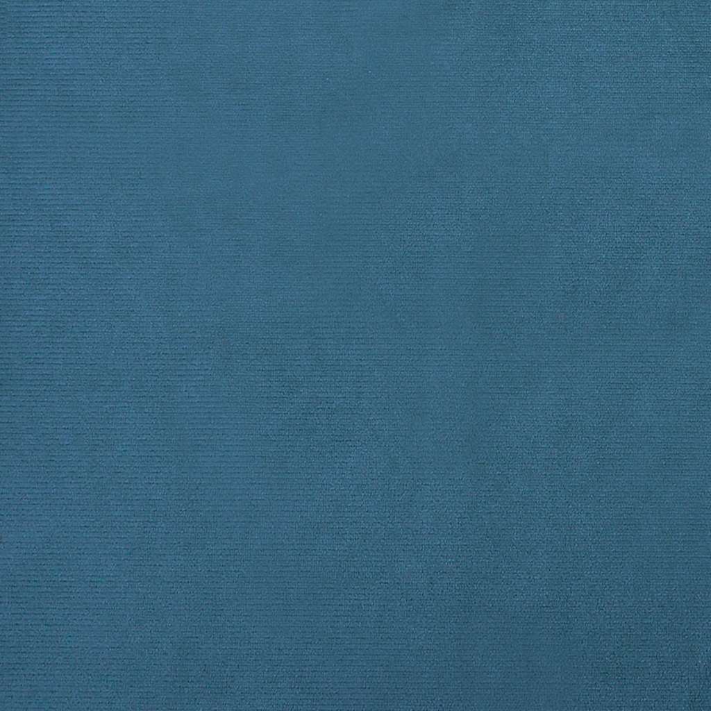 Kinderbank 100x54x33 cm fluweel blauw