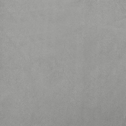 Kinderbank 100x54x33 cm fluweel lichtgrijs