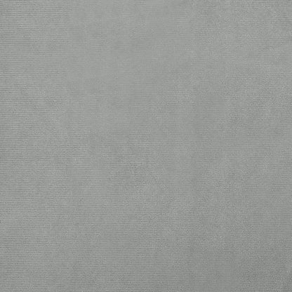 Kinderbank 70x45x33 cm fluweel lichtgrijs