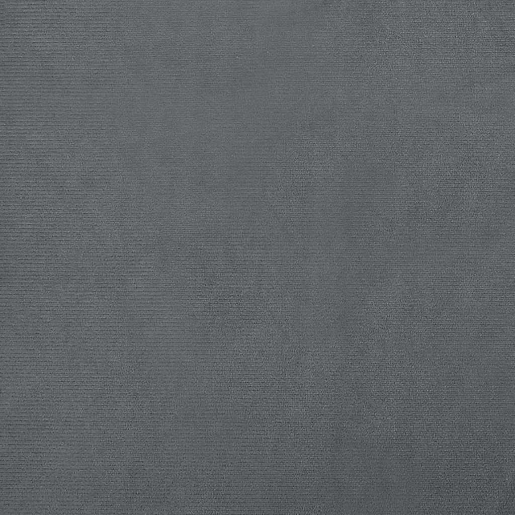 Kinderbank 70x45x33 cm fluweel donkergrijs