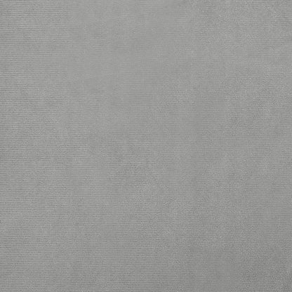 Kinderbank 100x50x26 cm fluweel lichtgrijs