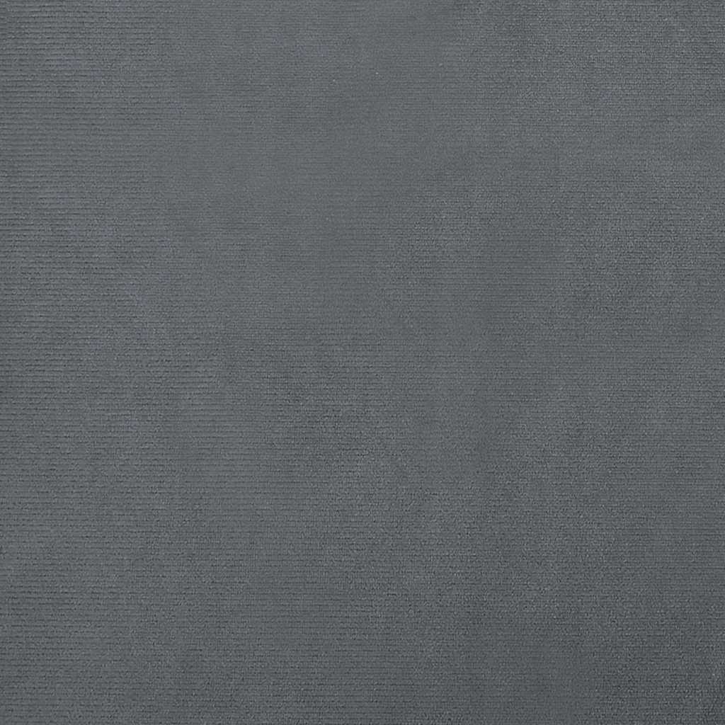 Kinderbank 70x45x26 cm fluweel donkergrijs