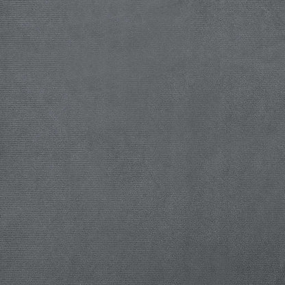 Kinderbank 70x45x26 cm fluweel donkergrijs