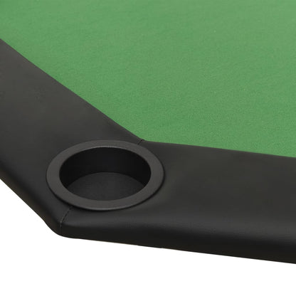 Pokertafel voor 8 spelers inklapbaar 108x108x75 cm groen