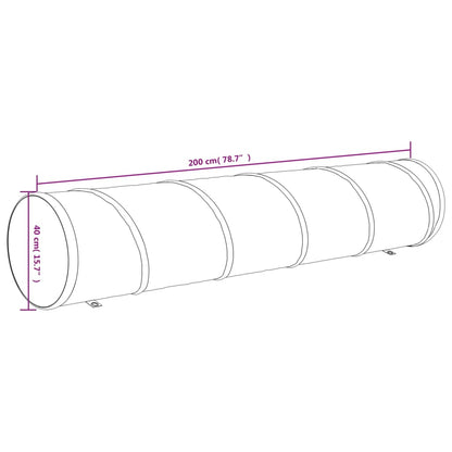 Hondentunnel Ø 40 x 200 cm polyester blauw